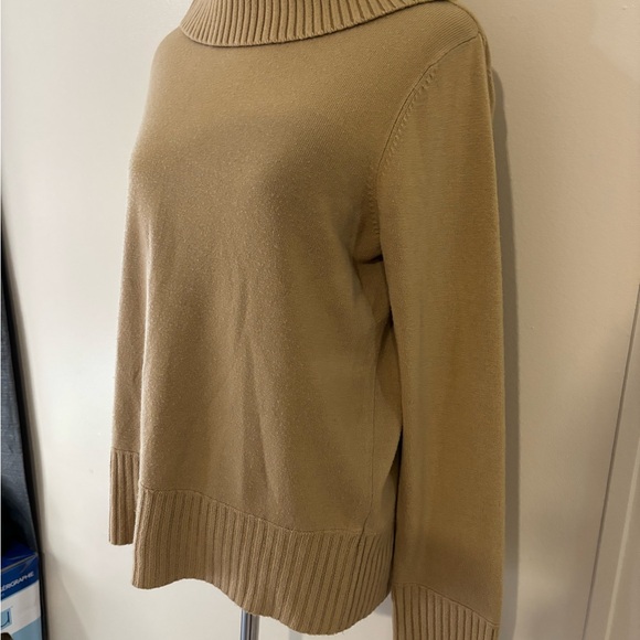 Josephine Chaus Camel Cowl Neck Sweater NWOT - Picture 3 of 4